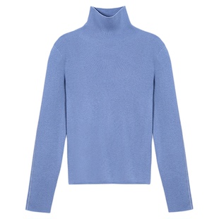 大洪洪【吸睛打底】冬款羊毛混纺高领针织衫女亲肤内搭打底衫上衣