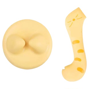 【柿子菌】宠物猫狗开罐头盖硅胶通用保鲜盖喂食勺开罐器猫湿粮勺