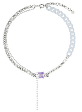 BZV未来紫不对称多元素项链