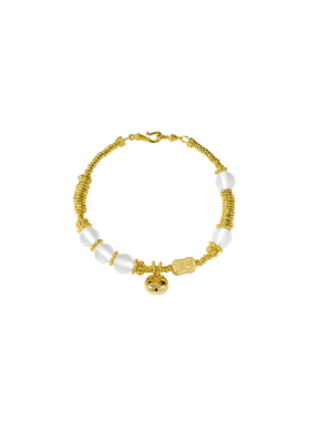 国风水沫玉手串福袋盘缠黄金手链