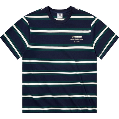 umbro茵宝复古条纹宽松百搭t恤