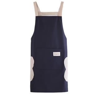 韩版时尚围裙家用厨房做饭围腰防水防油男女工作服定制logo印字