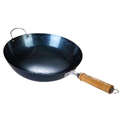 陈枝记熟铁锅30cm中国无涂层锅