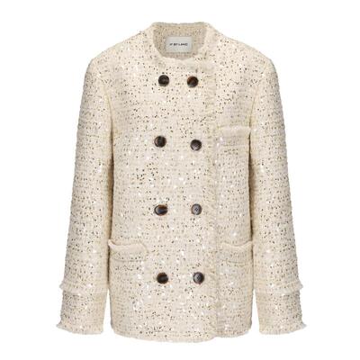 IFBYLAND毛须边粗花呢外套