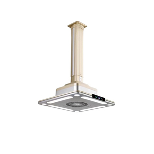 棋牌室吸烟灯麻将室外排式空气净化器专用升降家用吊顶灯除烟神器