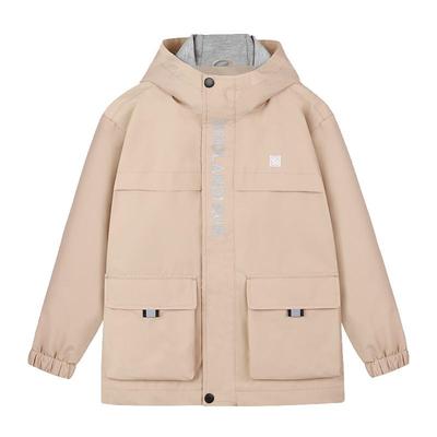 斯博兰帝秋冬立领加绒外套防风衣