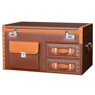 后备箱汽车储物箱车载收纳箱抽屉箱置物盒多功能整理尾箱用品密码