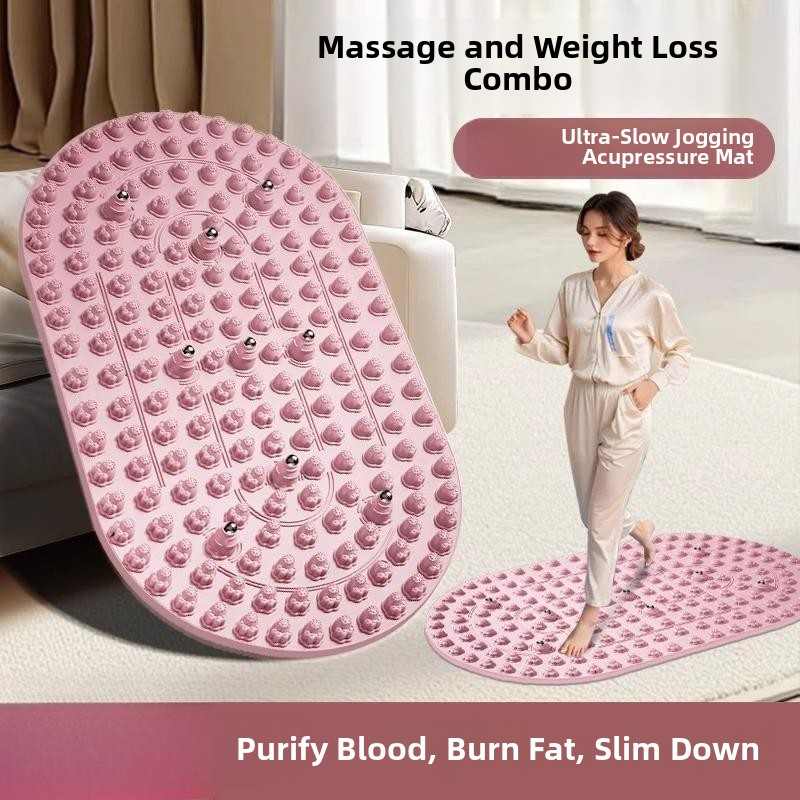 原地超慢跑按摩脚垫指压板磁石按摩舒筋活络足底按摩垫慢跑指压板