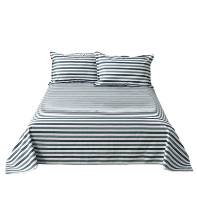 加厚全棉棉麻感三件套老粗布