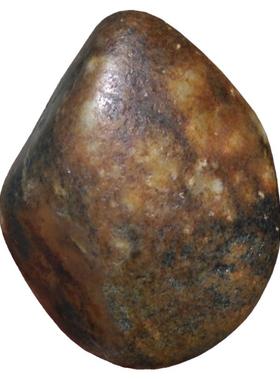 新疆和田玉黄沁籽料原石手把件