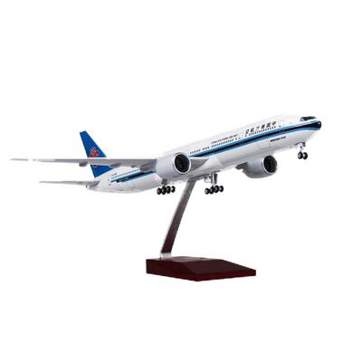 仿真客机拼装飞机模型带轮子礼物