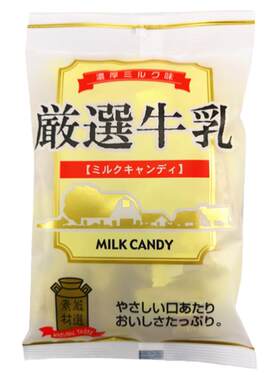 日本进口零食糖果秋山严选牛奶糖