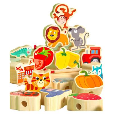 实木串珠专注力训练益智串珠