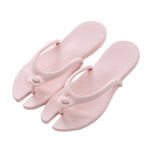 折叠拖鞋便携式旅行外出旅游可洗澡防滑游泳男女士出差人字拖沙滩