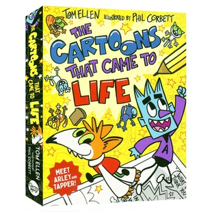 The Cartoons That Came to Life 卡通人物活过来了 搞笑漫画章节书 友谊冒险主题 儿童英语课外读物 英文原版进口图书
