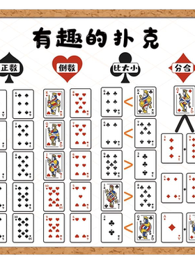 图文部落幼儿园棋类游戏墙贴画