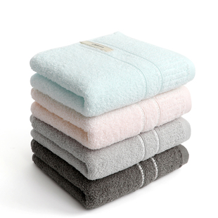 洁丽雅纯棉毛巾抗菌小清新纯棉柔软面巾吸水不掉毛男女家用洗脸巾