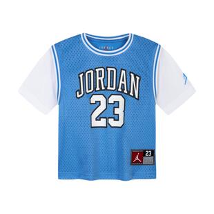 JORDAN童装男女童短袖篮球上衣儿童运动T恤大小童球服潮JD2422054