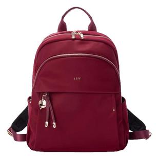 莱夫大容量轻便双肩包女旅游出行背包上班通勤14寸电脑包学生书包