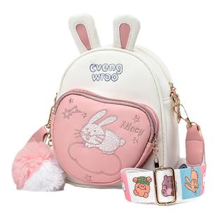 女包斜挎包儿童小包包毛绒女童少女学生可爱斜挎包2025新款单肩包