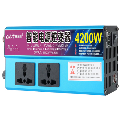 纯正弦波逆变器12V24V48V转220V车载家用大功率8000W电瓶转换器器