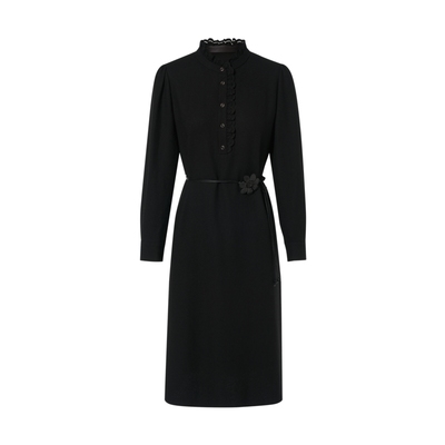 ELSEWHERE珂思绵羊毛修身连衣裙