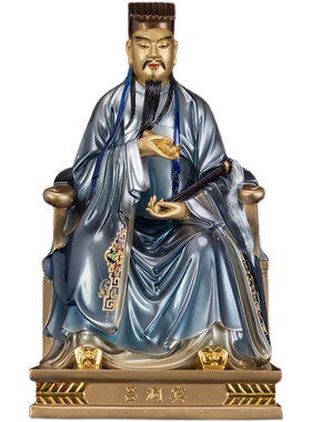 吕祖彩绘纯阳神像