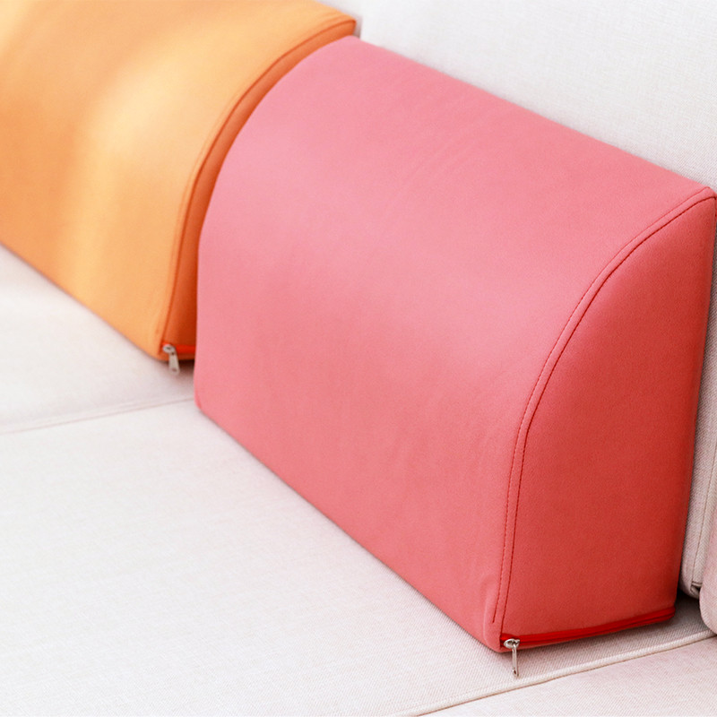 沙发靠背垫客厅靠枕护腰靠垫三角腰枕大靠背高密度海绵芯腰垫床头