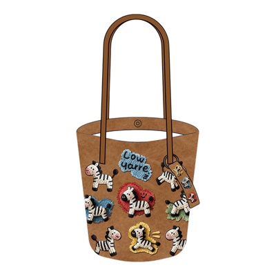 拾嘉水桶包大容量斜挎包