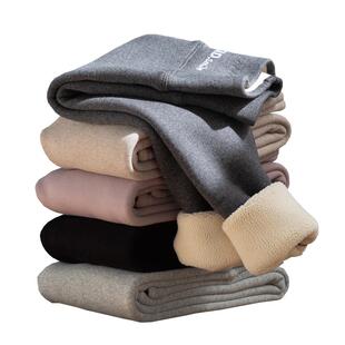 女童打底裤加绒加厚秋冬外穿洋气儿童纯棉裤子女宝宝一体保暖棉裤