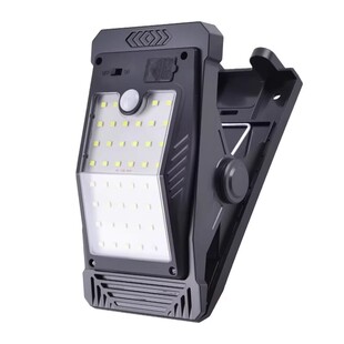 太阳能户外灯庭院灯围栏夹子灯家用防水壁灯人体感应超亮照明路灯