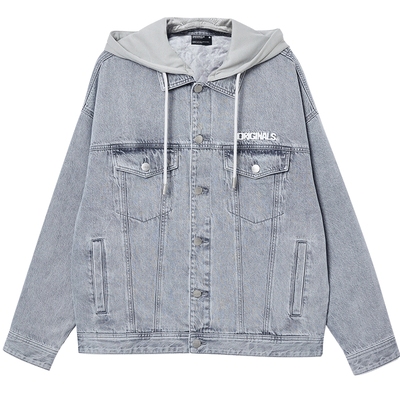 杰克琼斯2025年新棉服男装舒适百搭潮时尚外套可拆卸连帽上衣秋冬