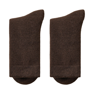 石墨烯发热袜子男款冬季加绒加厚保暖中筒袜羊毛袜东北防寒厚袜子