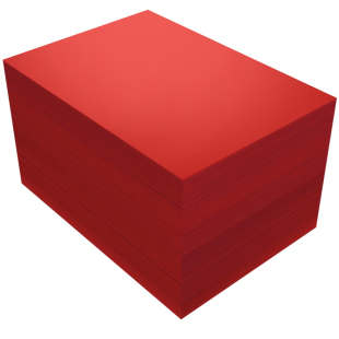 红色A4纸打印纸B5大红色复印纸A5彩色70g克80g加厚A3彩纸160g中国红喜庆新年手工纸剪纸卡纸桌签深红色酒红色