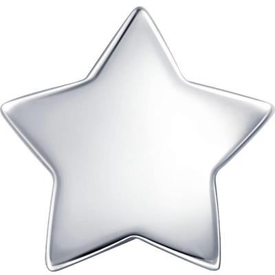 周生生pt950铂金星星单只耳钉