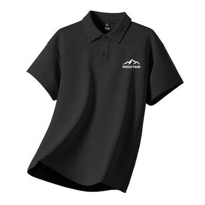 班尼路华夫格polo衫男款夏季翻领