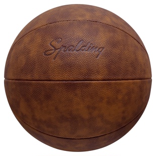 Spalding斯伯丁复古系列篮球全贴皮PU皮室内外成人比赛专用7号球