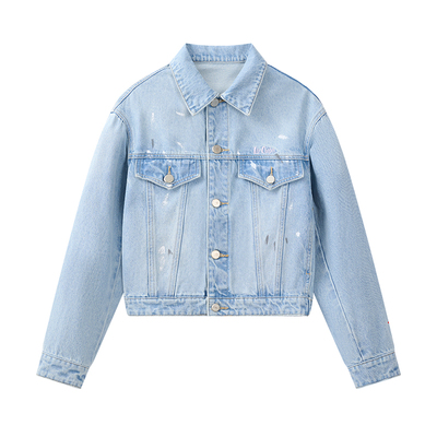 Lee Cooper牛仔裤阔腿直筒裤/牛仔外套/长袖T恤春新款套装