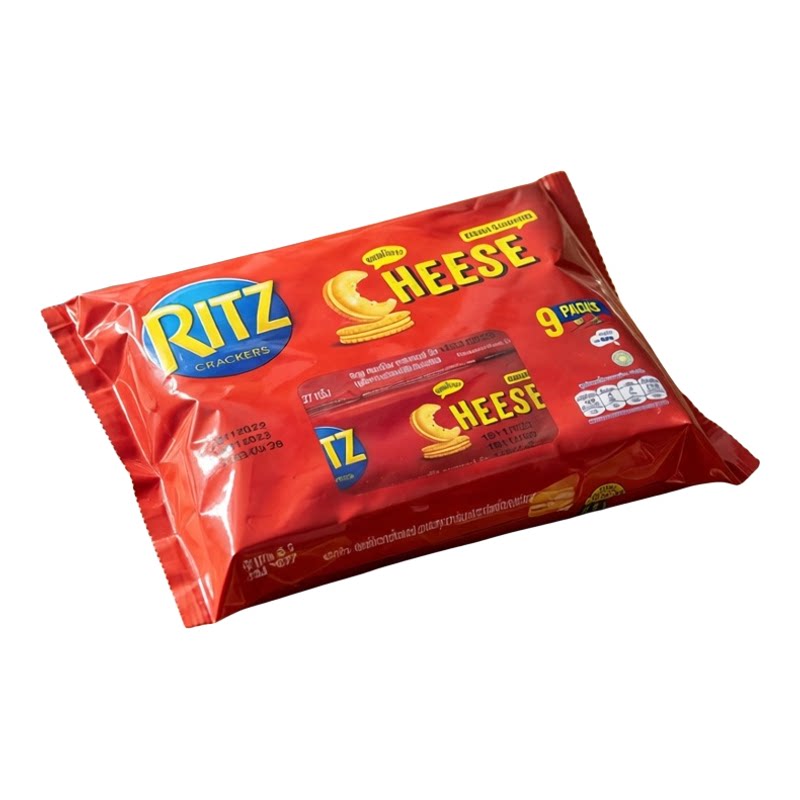 Ritz利是 进口夹心流心饼芝士味27g*9办公休闲下午茶解馋零食点心