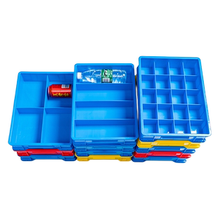 塑料螺丝工具整理收纳盒长方形盒子分格箱零件周转箱五金电子元件