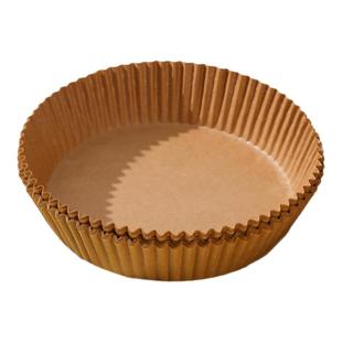 空气炸锅专用纸烤箱家用吸油纸托食品级硅油纸盘烘焙纸垫锡纸圆形