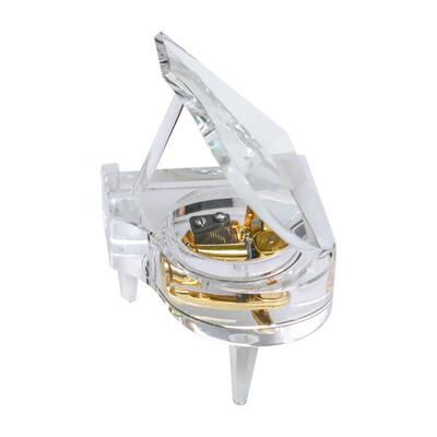 雷曼士水晶钢琴定制曲目八音盒创意生日礼物情人节毕业礼物