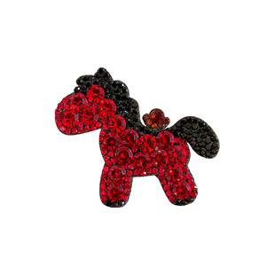 儿童新年马上有钱轻奢闪钻发夹本命年小女孩喜庆侧边发卡宝宝头饰