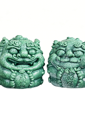 石敢当风狮爷茶宠桌面装饰摆件