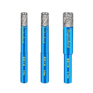 瓷砖钻头6mm 玻璃大理石陶瓷打孔玻化砖全瓷干打不加水专用开孔器