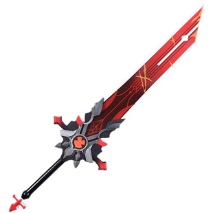 原神cosplay狼的末路迪卢克双手剑武器装备游戏道具木刀 天空之傲