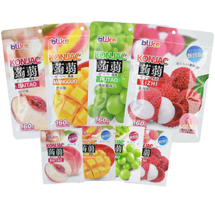 金德福山泉蒟蒻果冻blike吸吸果汁果冻网红零食小吃