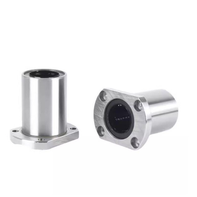 LHTC-6 8 10 12 16 20 25 30导向轴微型螺纹孔带切边法兰直线轴承