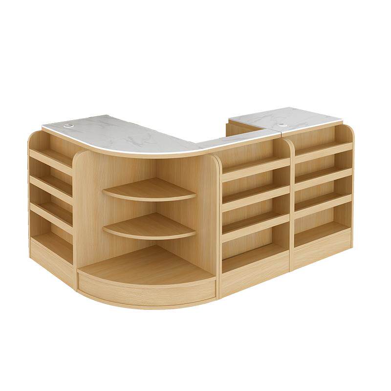 超市便利店组合收银台烟酒柜零食母婴药店转角店铺小型收银柜台