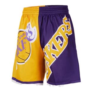 Mitchell&Ness短裤魔术湖人灰熊公牛BigFace集合美式运动短裤男MN